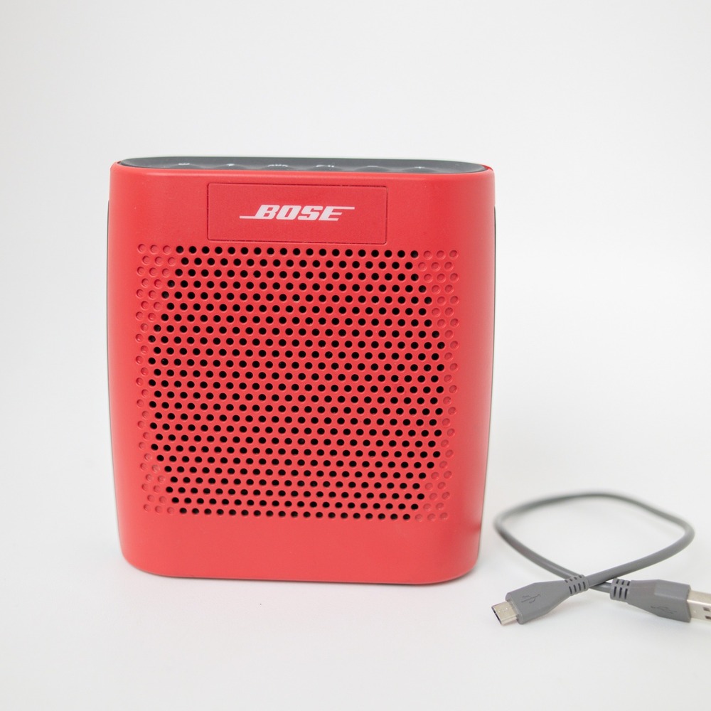 Bose SoundLink Color Bluetooth Speaker Red Model 415859 Tested Micro-USB